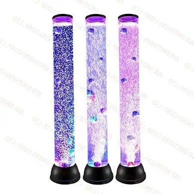 Fish Bubble Floor Lamp: Gentle water flow & centered fish deliver a unique, immersive visual experience for living spaces.